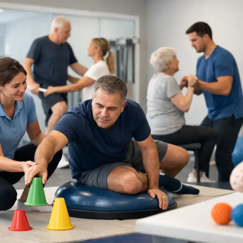 Esercizi di riabilitazione neuromotoria adulti