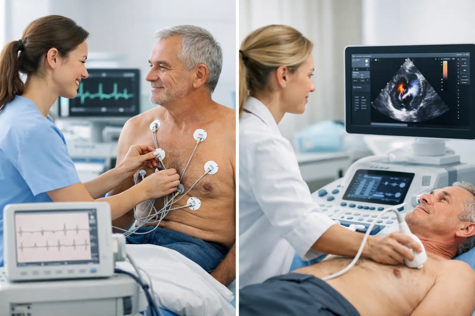 ECG o ecocardiogramma: differenze chiare
